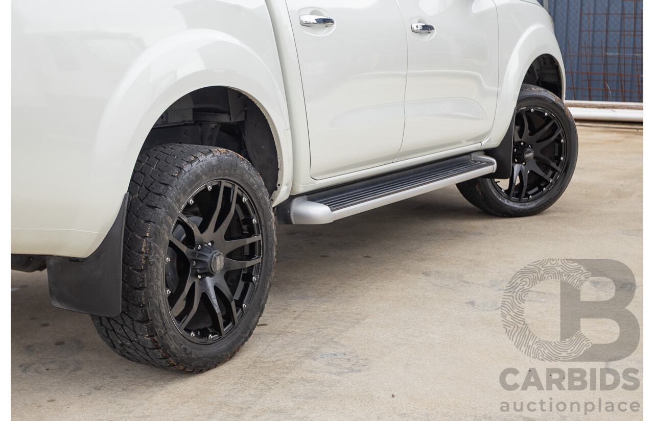 01/2016 Nissan Navara ST-X (4x4) NP300 D23 Dual Cab Utility White Diamond Turbo Diesel 2.3L