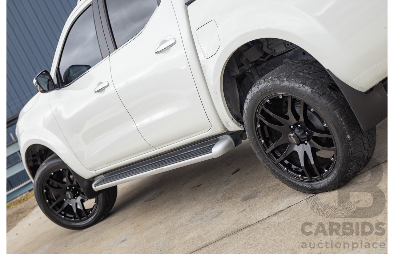 01/2016 Nissan Navara ST-X (4x4) NP300 D23 Dual Cab Utility White Diamond Turbo Diesel 2.3L