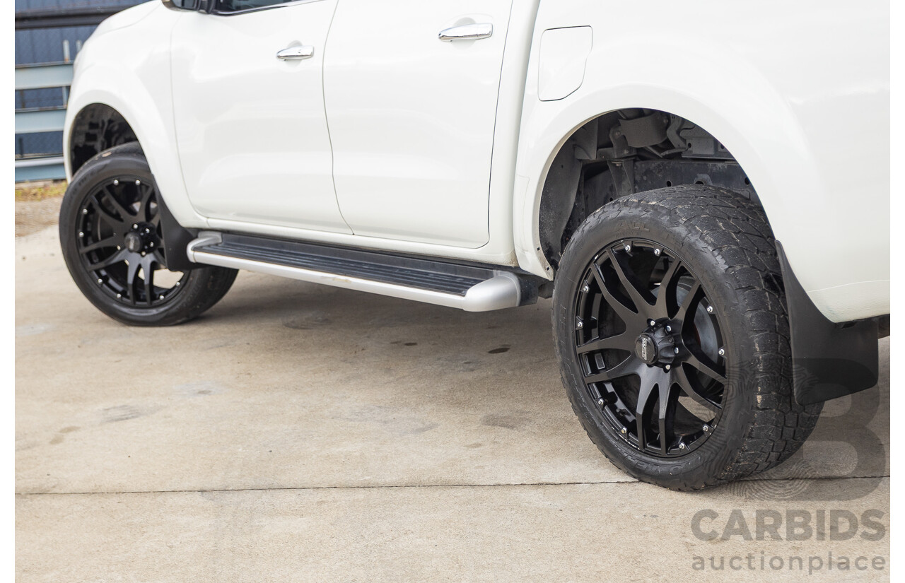 01/2016 Nissan Navara ST-X (4x4) NP300 D23 Dual Cab Utility White Diamond Turbo Diesel 2.3L