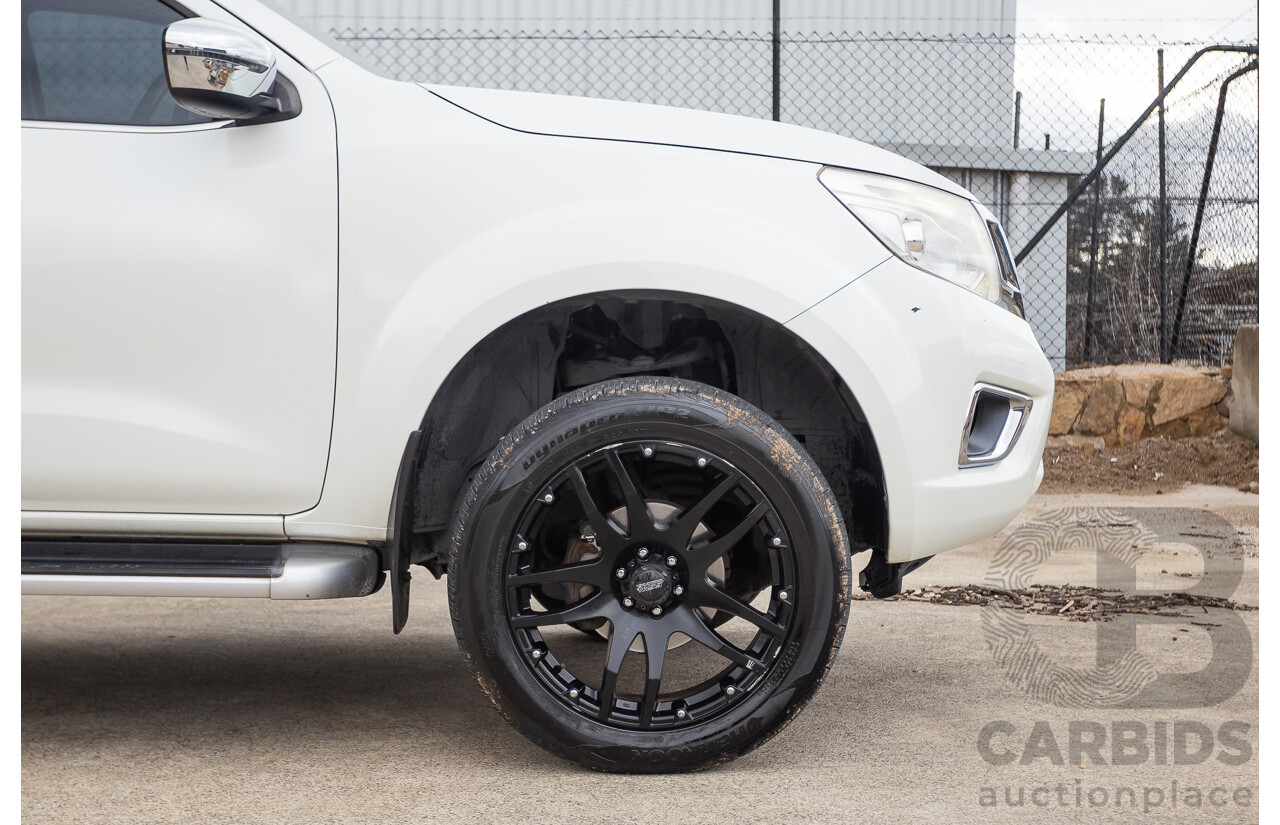01/2016 Nissan Navara ST-X (4x4) NP300 D23 Dual Cab Utility White Diamond Turbo Diesel 2.3L