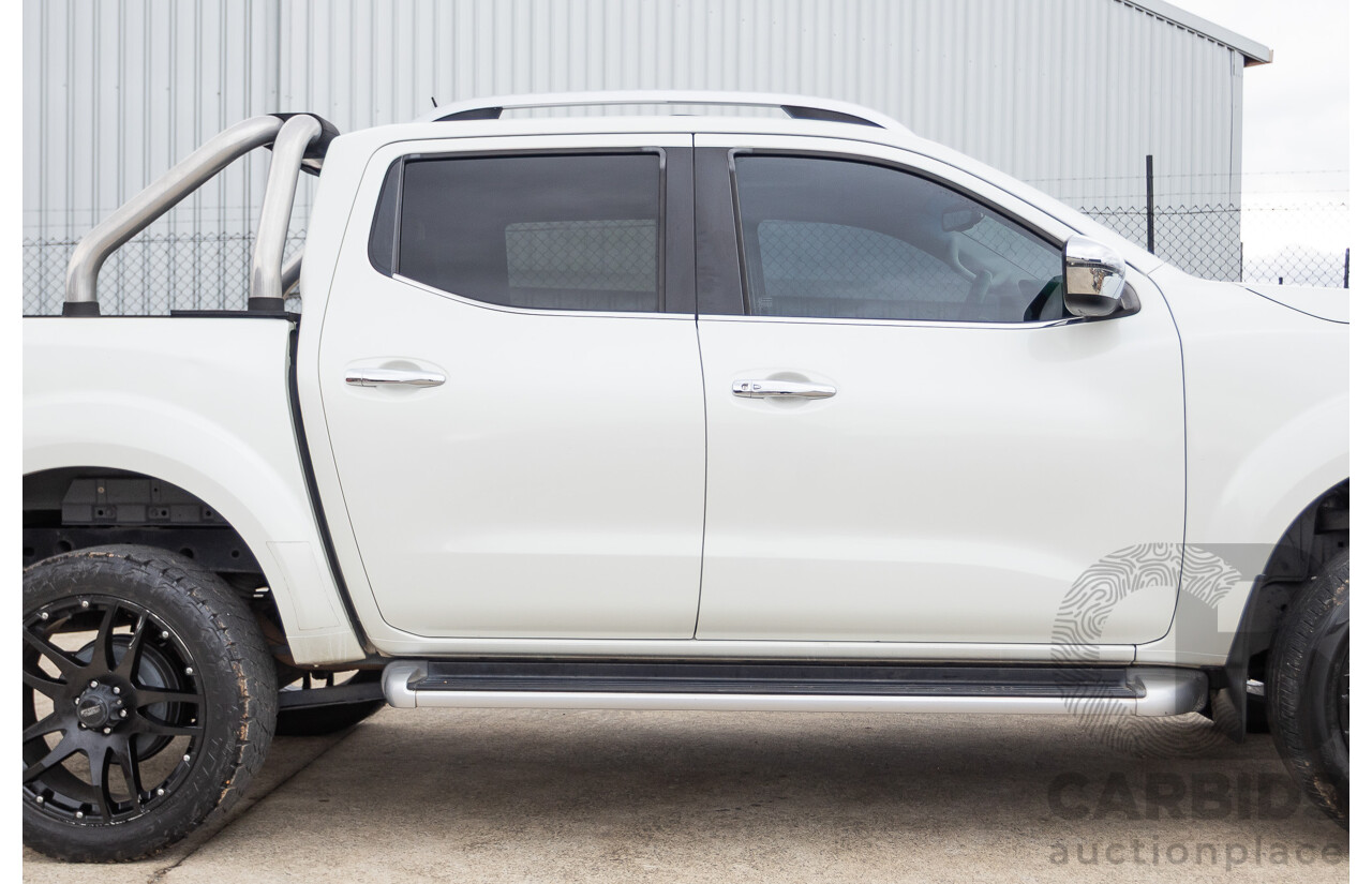 01/2016 Nissan Navara ST-X (4x4) NP300 D23 Dual Cab Utility White Diamond Turbo Diesel 2.3L
