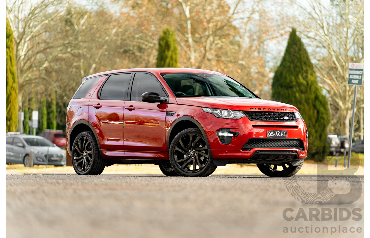 11/2016 Land Rover Discovery Sport TD4 180 HSE Dynamic (AWD) MY17 L550 4d Wagon Firenze Red Turbo Diesel 2.0L