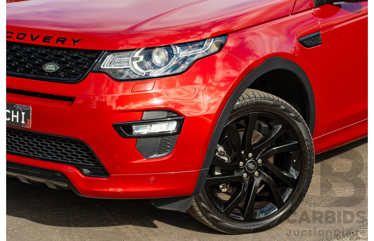 11/2016 Land Rover Discovery Sport TD4 180 HSE Dynamic (AWD) MY17 L550 4d Wagon Firenze Red Turbo Diesel 2.0L