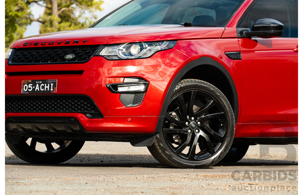 11/2016 Land Rover Discovery Sport TD4 180 HSE Dynamic (AWD) MY17 L550 4d Wagon Firenze Red Turbo Diesel 2.0L