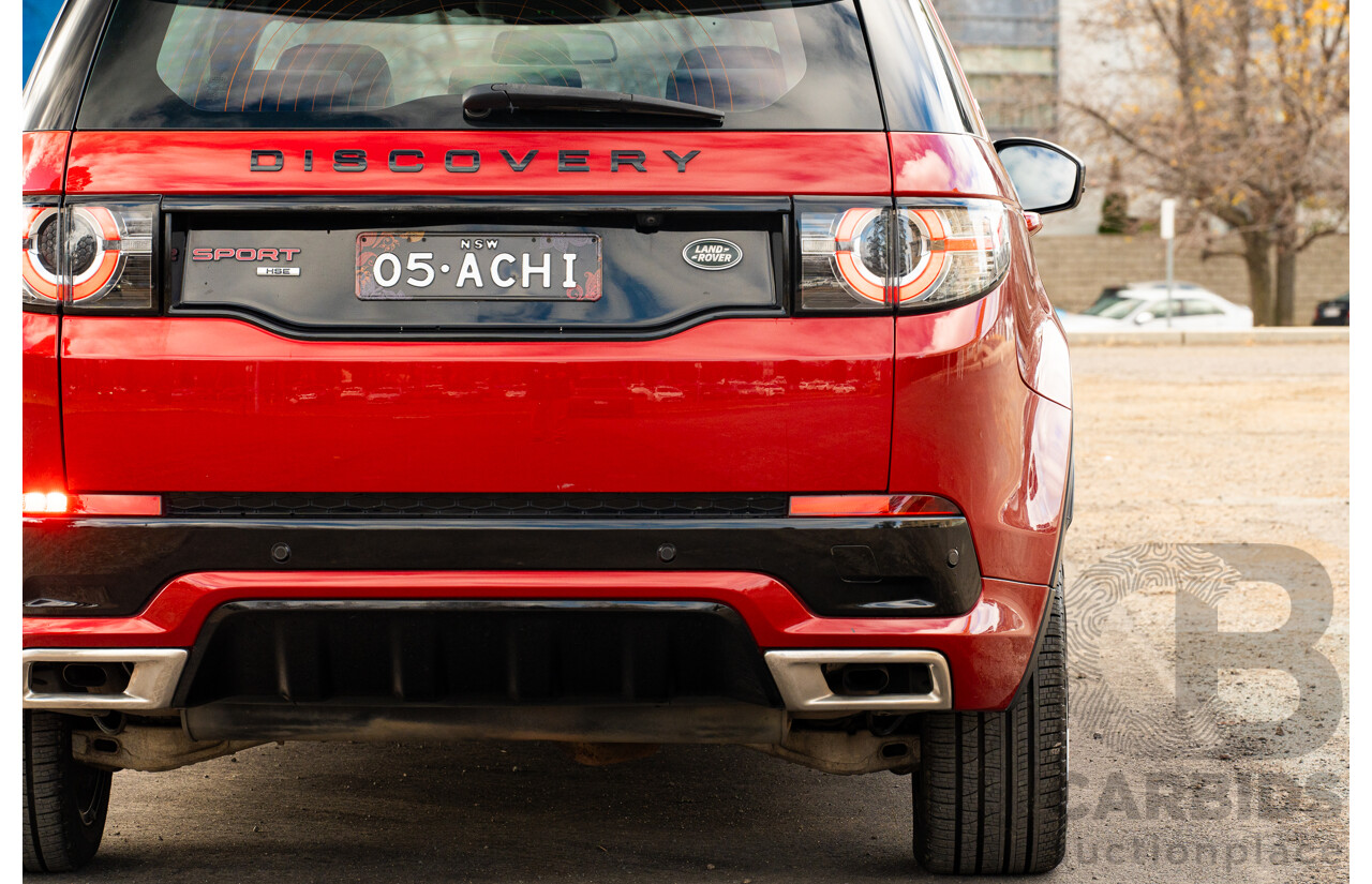 11/2016 Land Rover Discovery Sport TD4 180 HSE Dynamic (AWD) MY17 L550 4d Wagon Firenze Red Turbo Diesel 2.0L