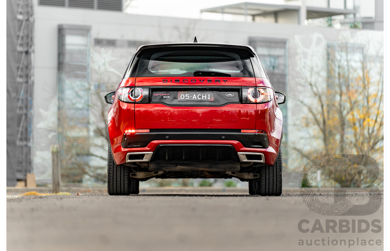 11/2016 Land Rover Discovery Sport TD4 180 HSE Dynamic (AWD) MY17 L550 4d Wagon Firenze Red Turbo Diesel 2.0L
