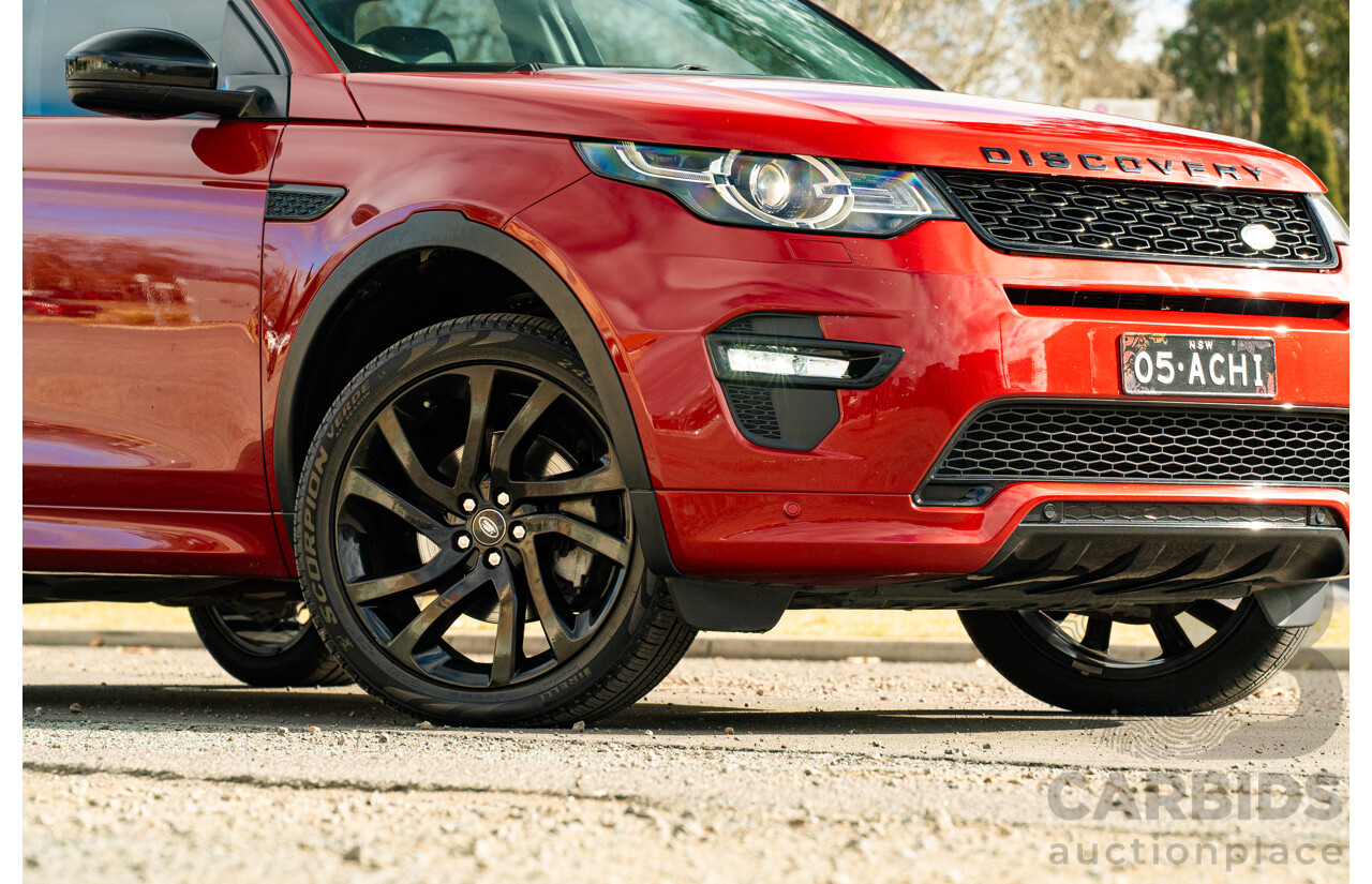 11/2016 Land Rover Discovery Sport TD4 180 HSE Dynamic (AWD) MY17 L550 4d Wagon Firenze Red Turbo Diesel 2.0L