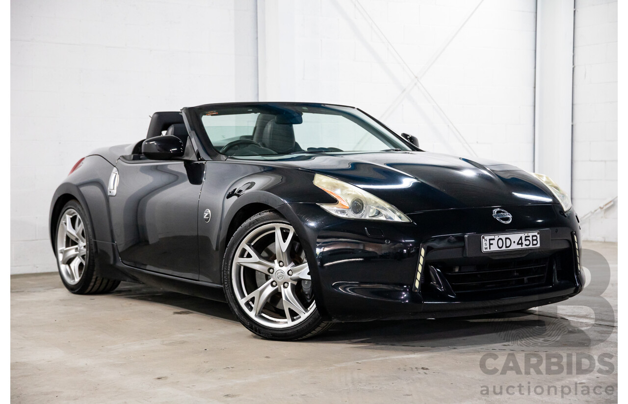 7/2012 Nissan 370Z Z34 MY11 2d Roadster Diamond Black V6 3.7L