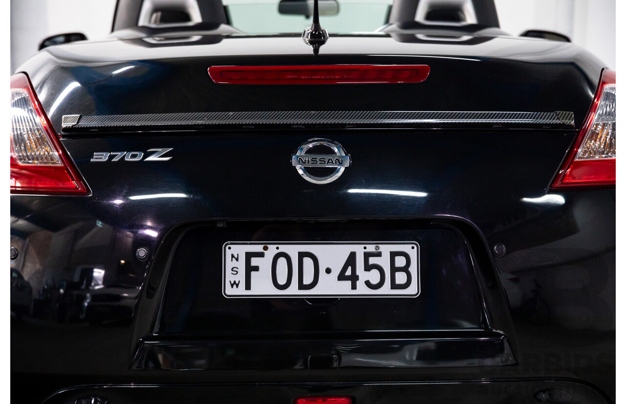 7/2012 Nissan 370Z Z34 MY11 2d Roadster Diamond Black V6 3.7L