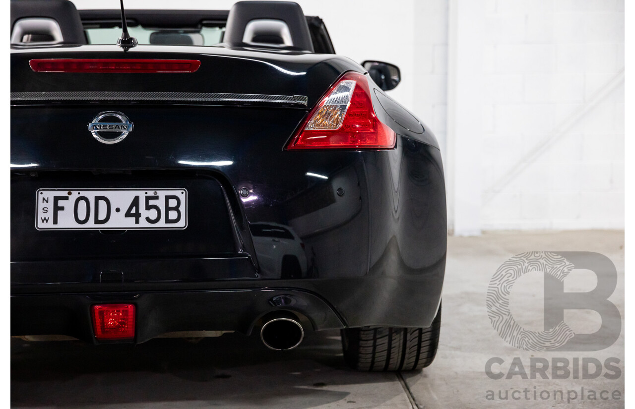7/2012 Nissan 370Z Z34 MY11 2d Roadster Diamond Black V6 3.7L