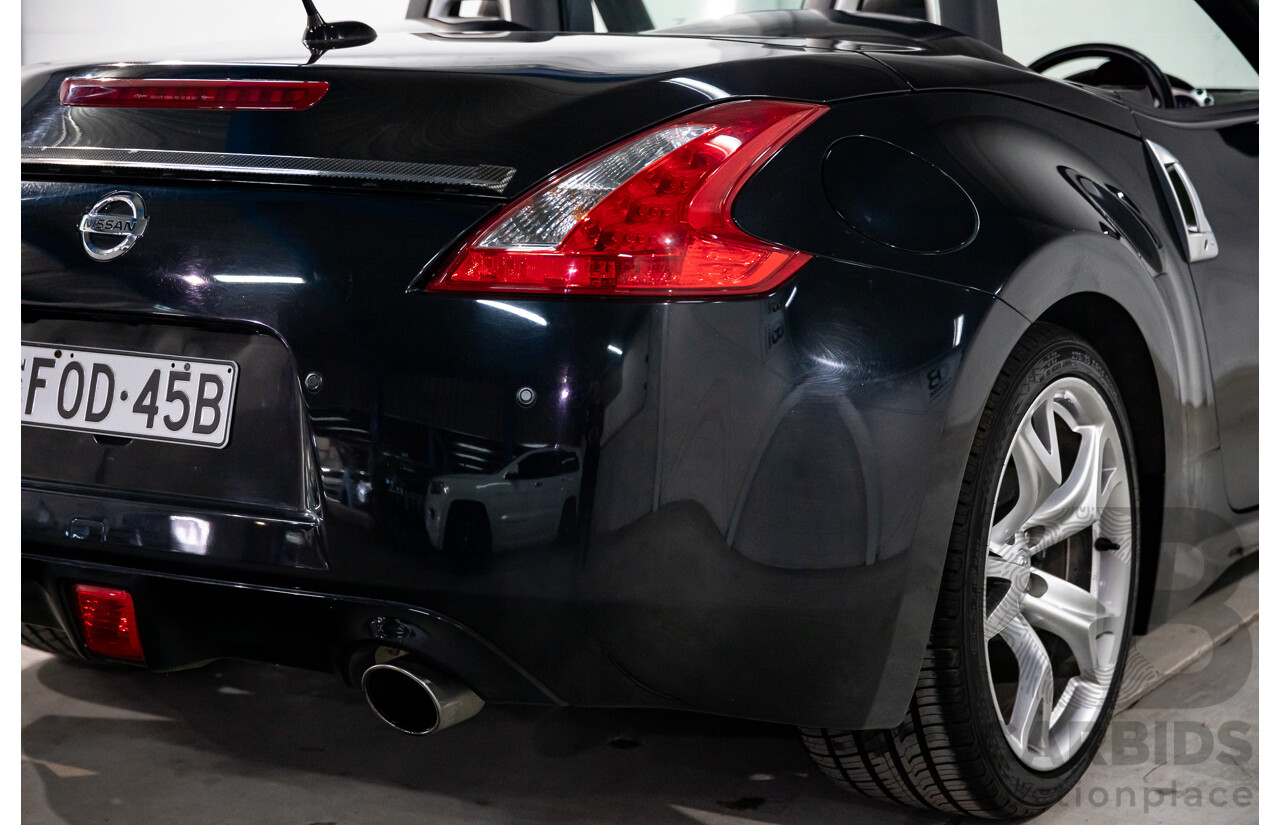 7/2012 Nissan 370Z Z34 MY11 2d Roadster Diamond Black V6 3.7L