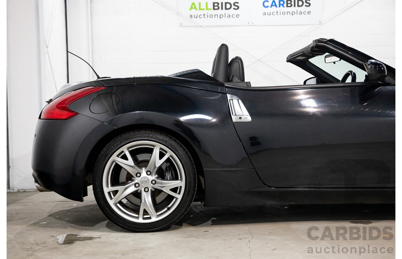 7/2012 Nissan 370Z Z34 MY11 2d Roadster Diamond Black V6 3.7L