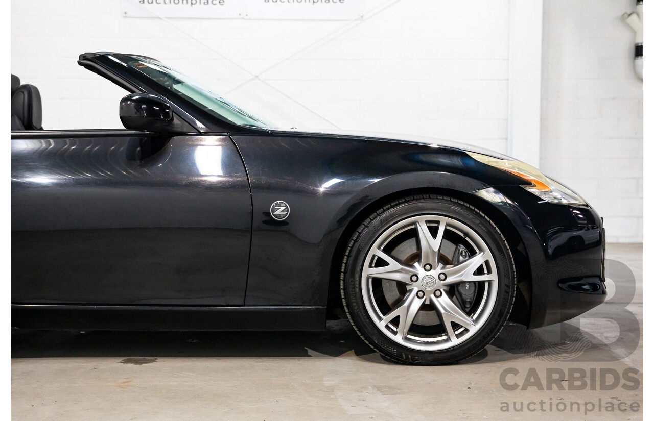7/2012 Nissan 370Z Z34 MY11 2d Roadster Diamond Black V6 3.7L