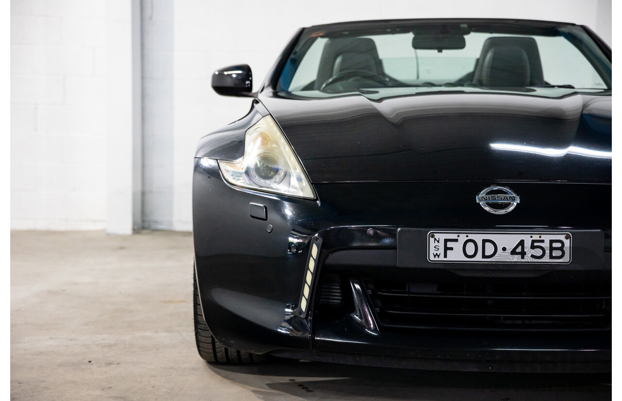 7/2012 Nissan 370Z Z34 MY11 2d Roadster Diamond Black V6 3.7L