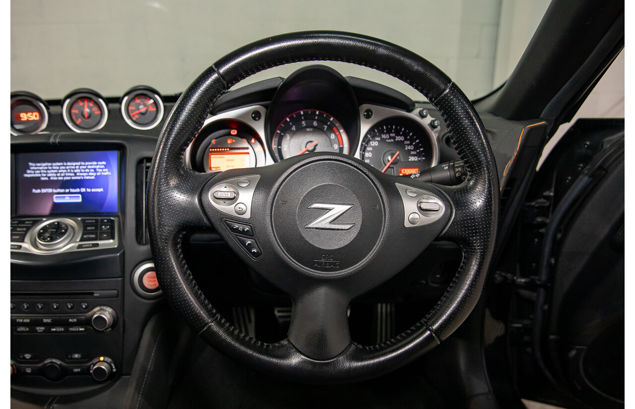 7/2012 Nissan 370Z Z34 MY11 2d Roadster Diamond Black V6 3.7L