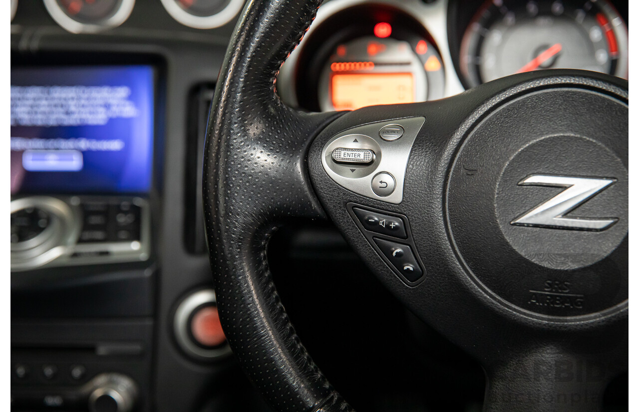 7/2012 Nissan 370Z Z34 MY11 2d Roadster Diamond Black V6 3.7L