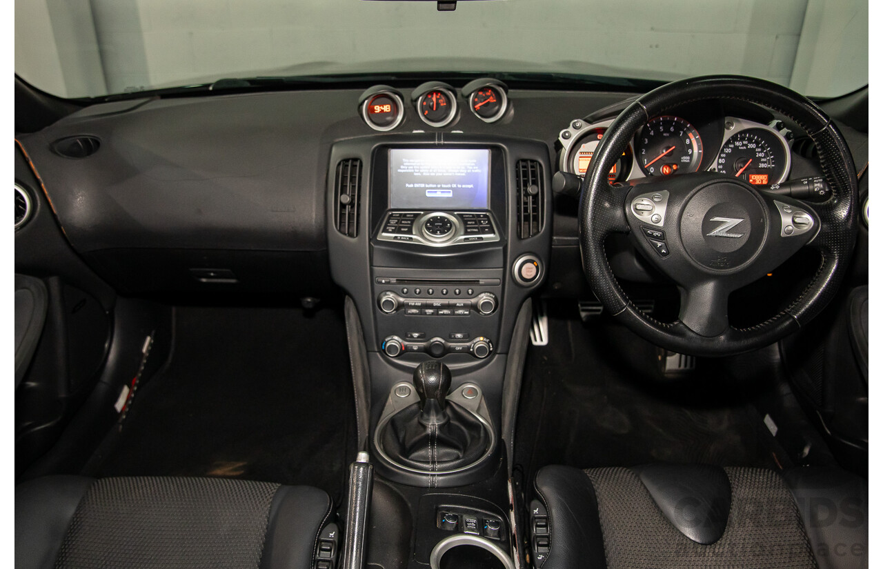 7/2012 Nissan 370Z Z34 MY11 2d Roadster Diamond Black V6 3.7L