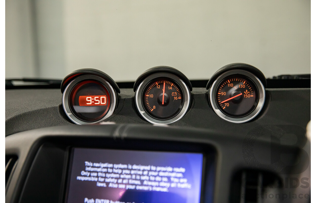 7/2012 Nissan 370Z Z34 MY11 2d Roadster Diamond Black V6 3.7L