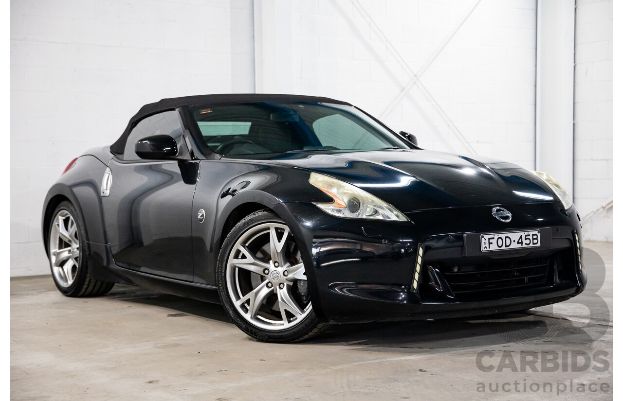 7/2012 Nissan 370Z Z34 MY11 2d Roadster Diamond Black V6 3.7L