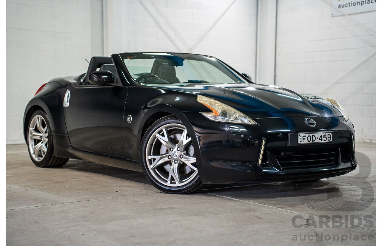 7/2012 Nissan 370Z Z34 MY11 2d Roadster Diamond Black V6 3.7L