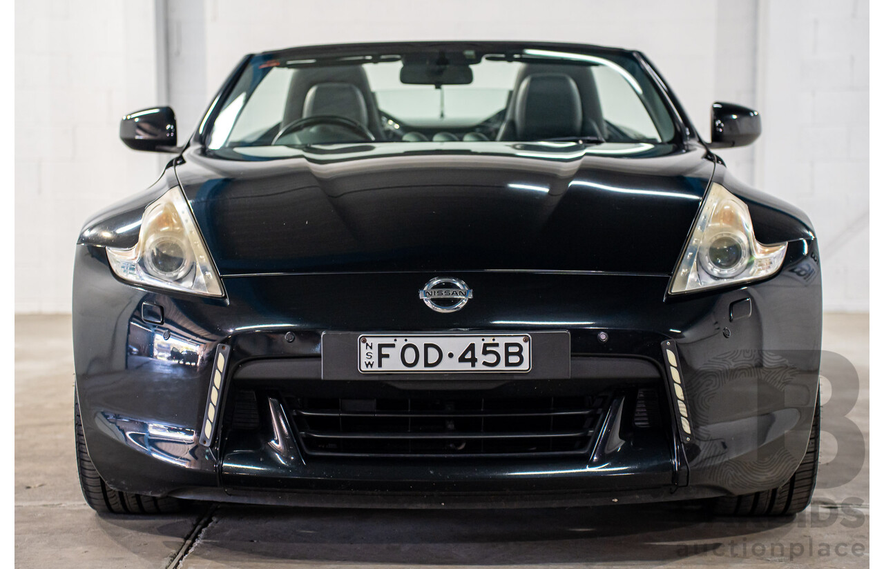 7/2012 Nissan 370Z Z34 MY11 2d Roadster Diamond Black V6 3.7L