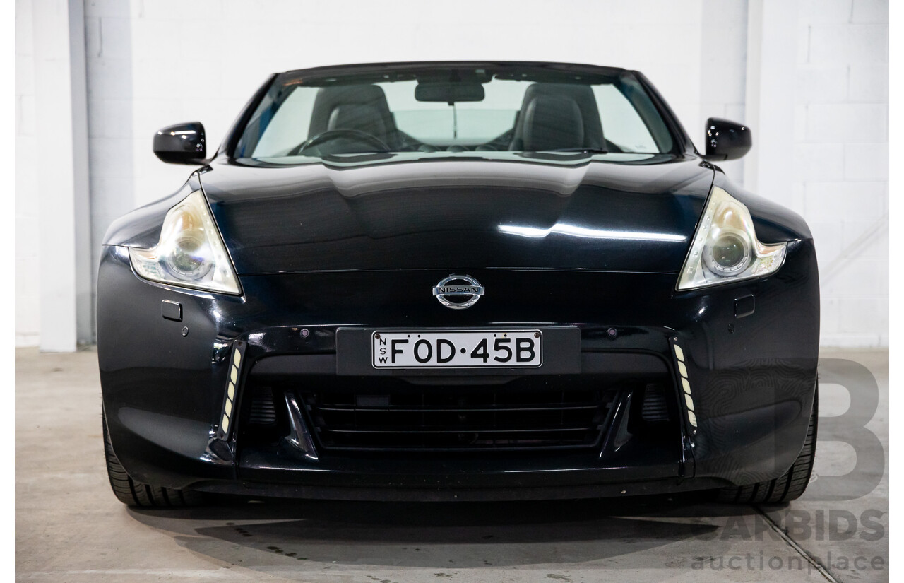 7/2012 Nissan 370Z Z34 MY11 2d Roadster Diamond Black V6 3.7L