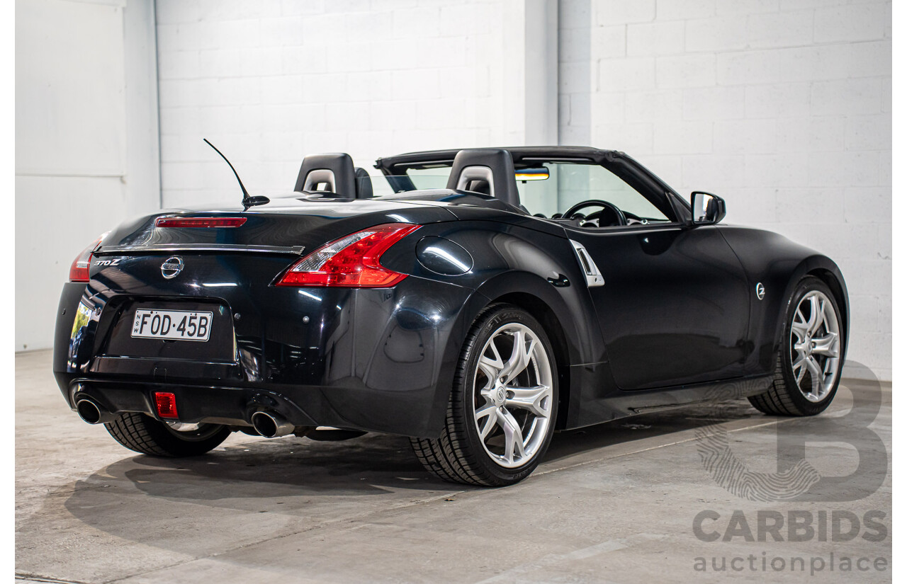 7/2012 Nissan 370Z Z34 MY11 2d Roadster Diamond Black V6 3.7L