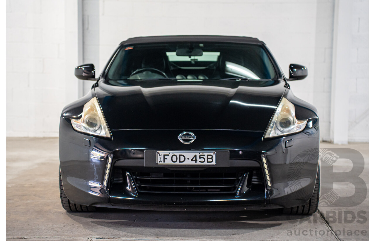 7/2012 Nissan 370Z Z34 MY11 2d Roadster Diamond Black V6 3.7L