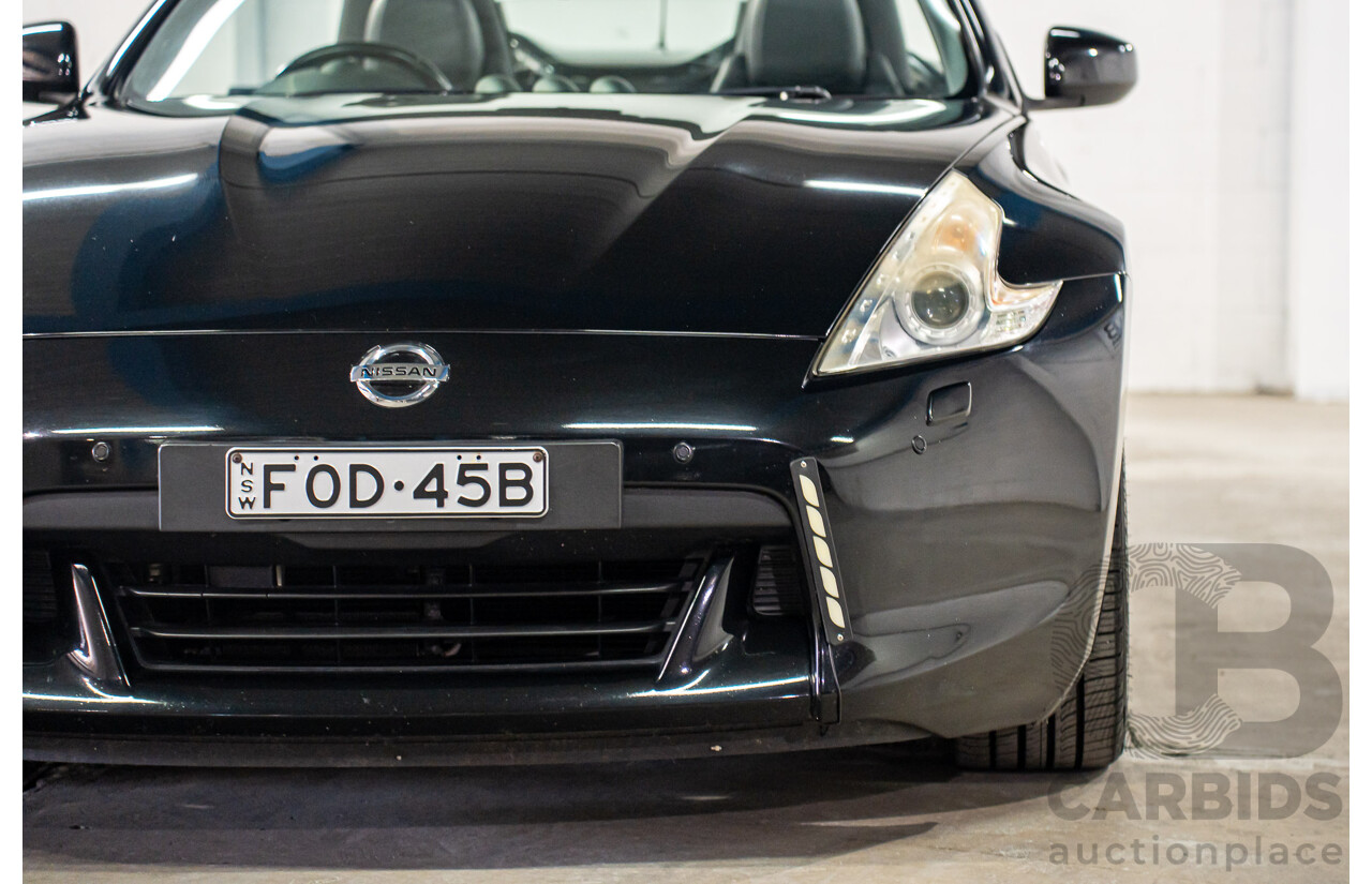 7/2012 Nissan 370Z Z34 MY11 2d Roadster Diamond Black V6 3.7L