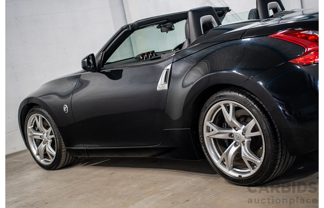 7/2012 Nissan 370Z Z34 MY11 2d Roadster Diamond Black V6 3.7L
