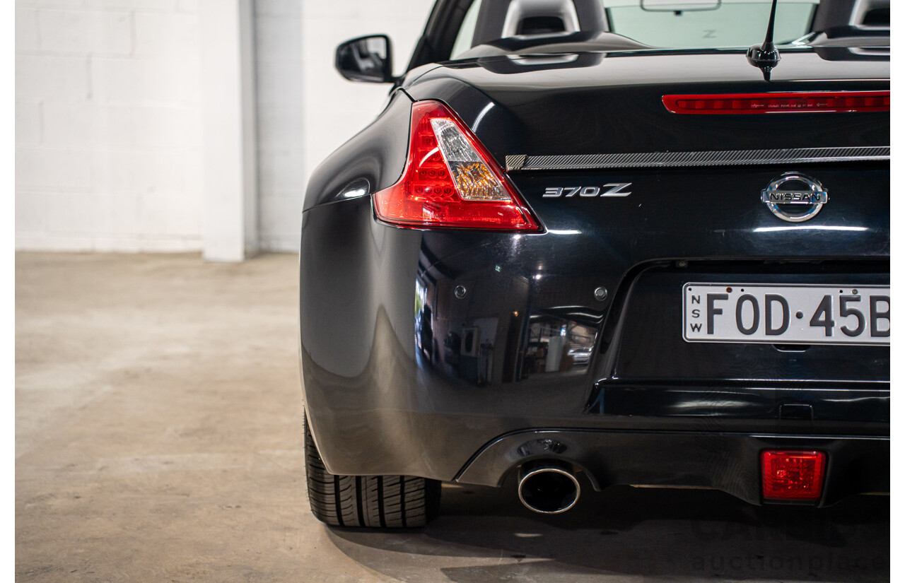 7/2012 Nissan 370Z Z34 MY11 2d Roadster Diamond Black V6 3.7L