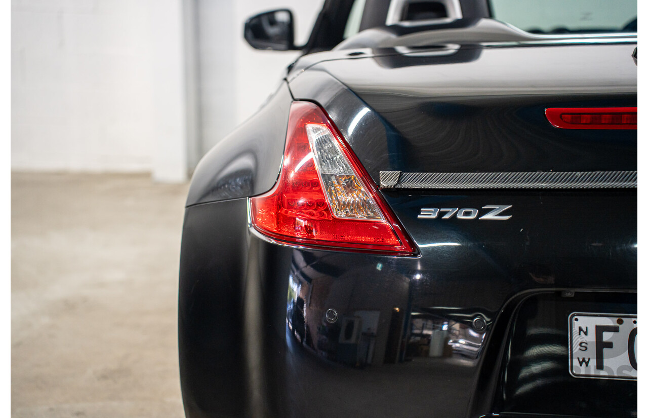 7/2012 Nissan 370Z Z34 MY11 2d Roadster Diamond Black V6 3.7L