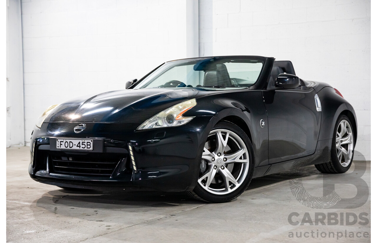 7/2012 Nissan 370Z Z34 MY11 2d Roadster Diamond Black V6 3.7L