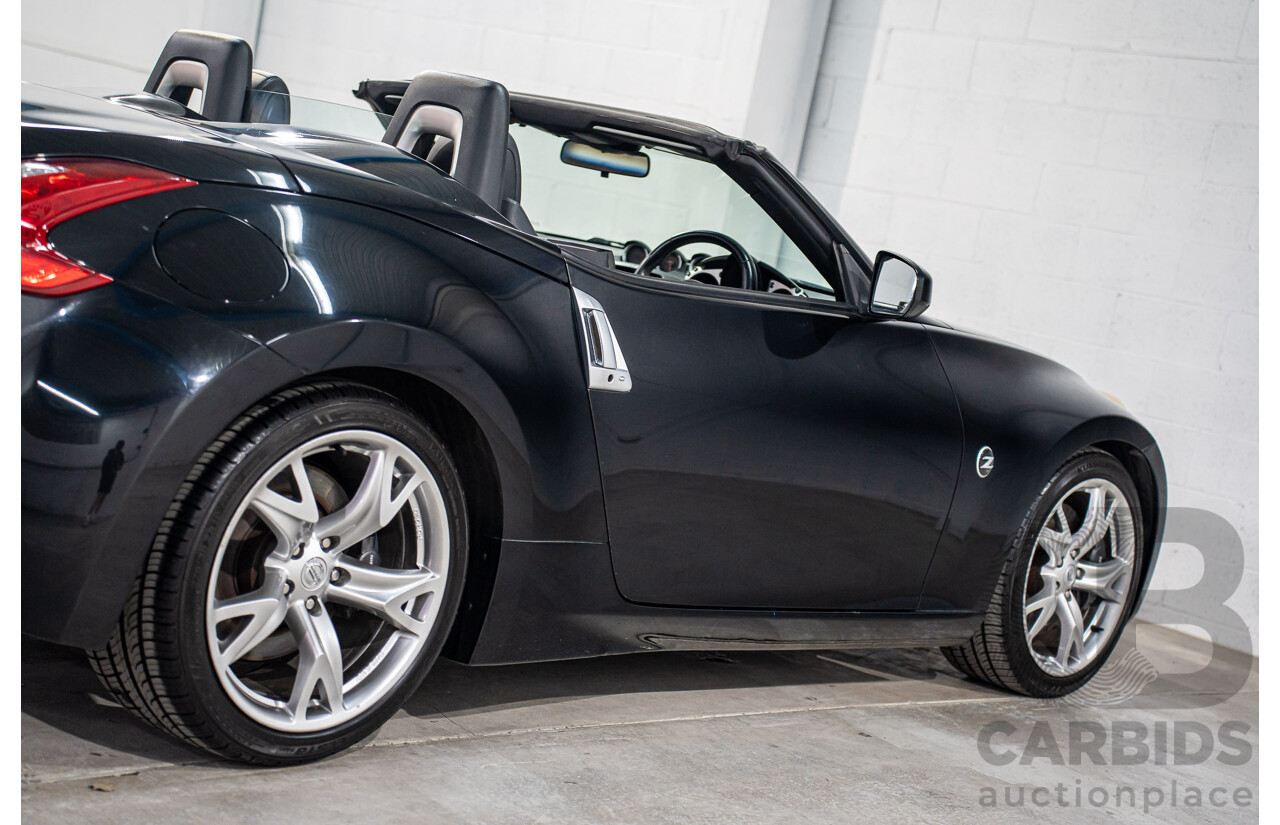 7/2012 Nissan 370Z Z34 MY11 2d Roadster Diamond Black V6 3.7L