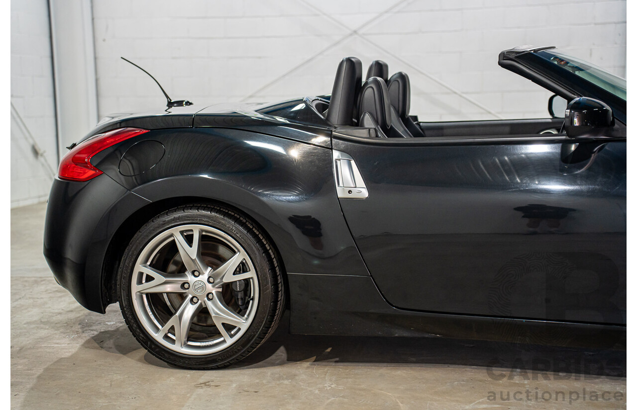7/2012 Nissan 370Z Z34 MY11 2d Roadster Diamond Black V6 3.7L