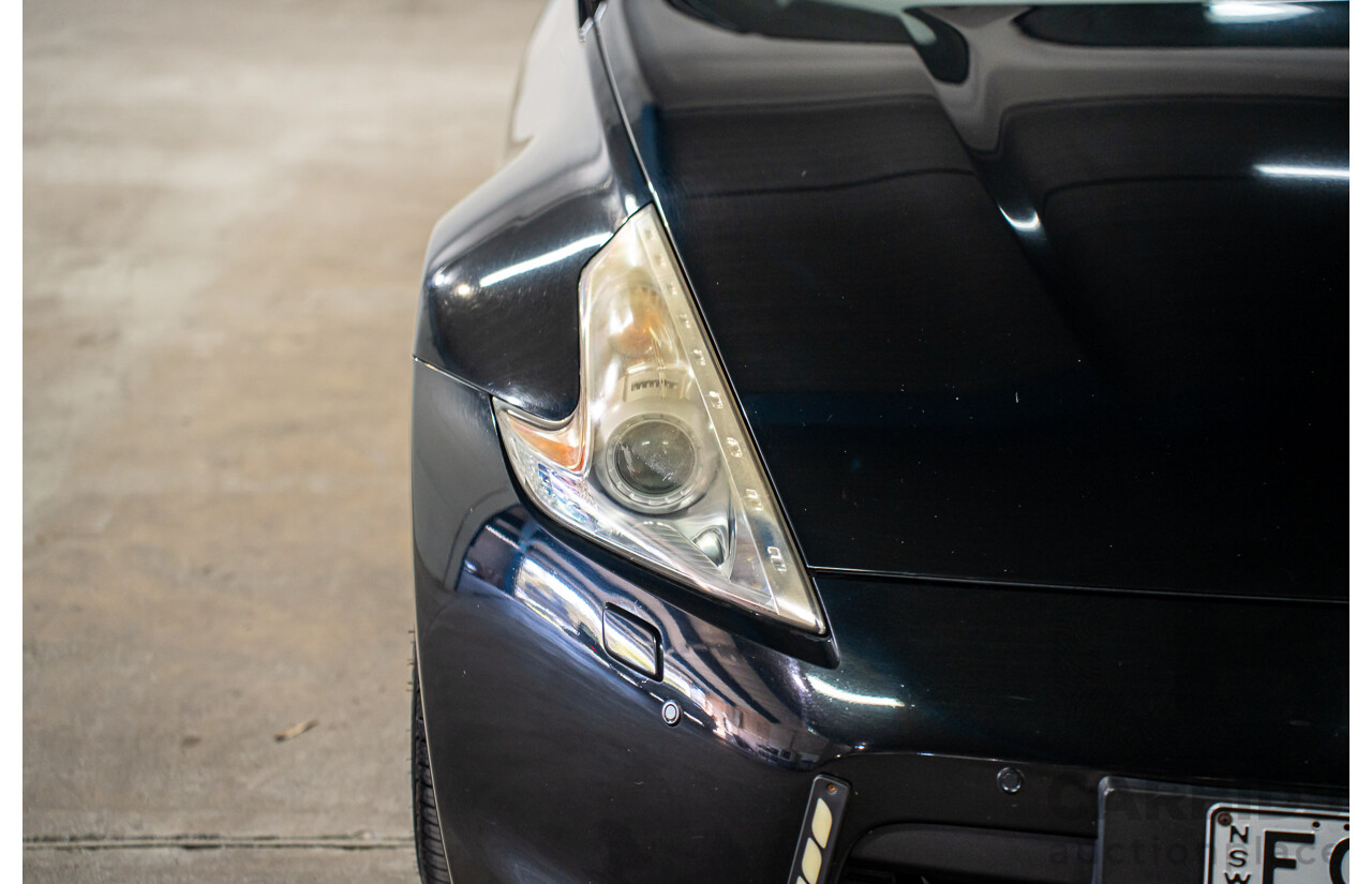 7/2012 Nissan 370Z Z34 MY11 2d Roadster Diamond Black V6 3.7L