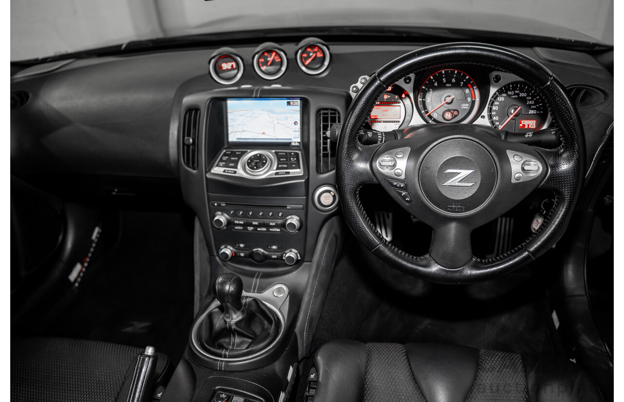 7/2012 Nissan 370Z Z34 MY11 2d Roadster Diamond Black V6 3.7L