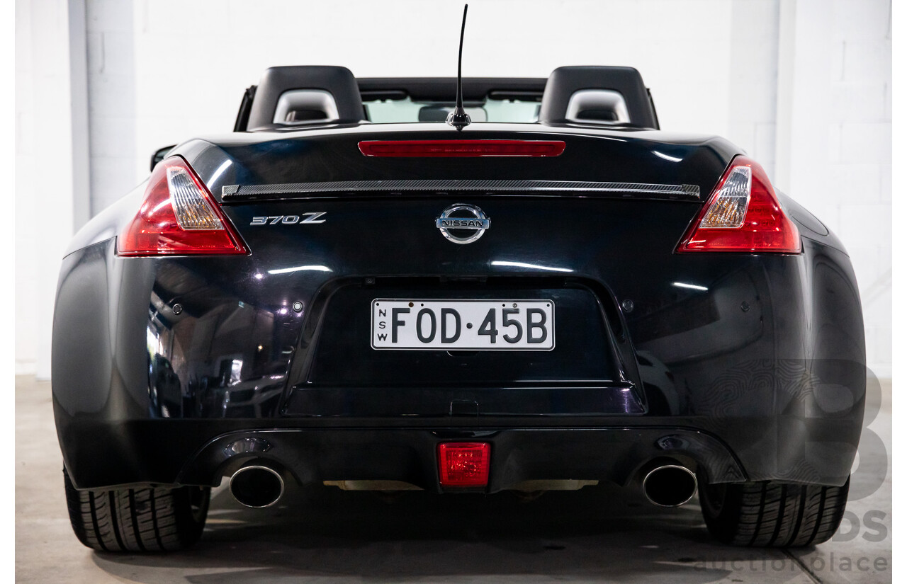 7/2012 Nissan 370Z Z34 MY11 2d Roadster Diamond Black V6 3.7L