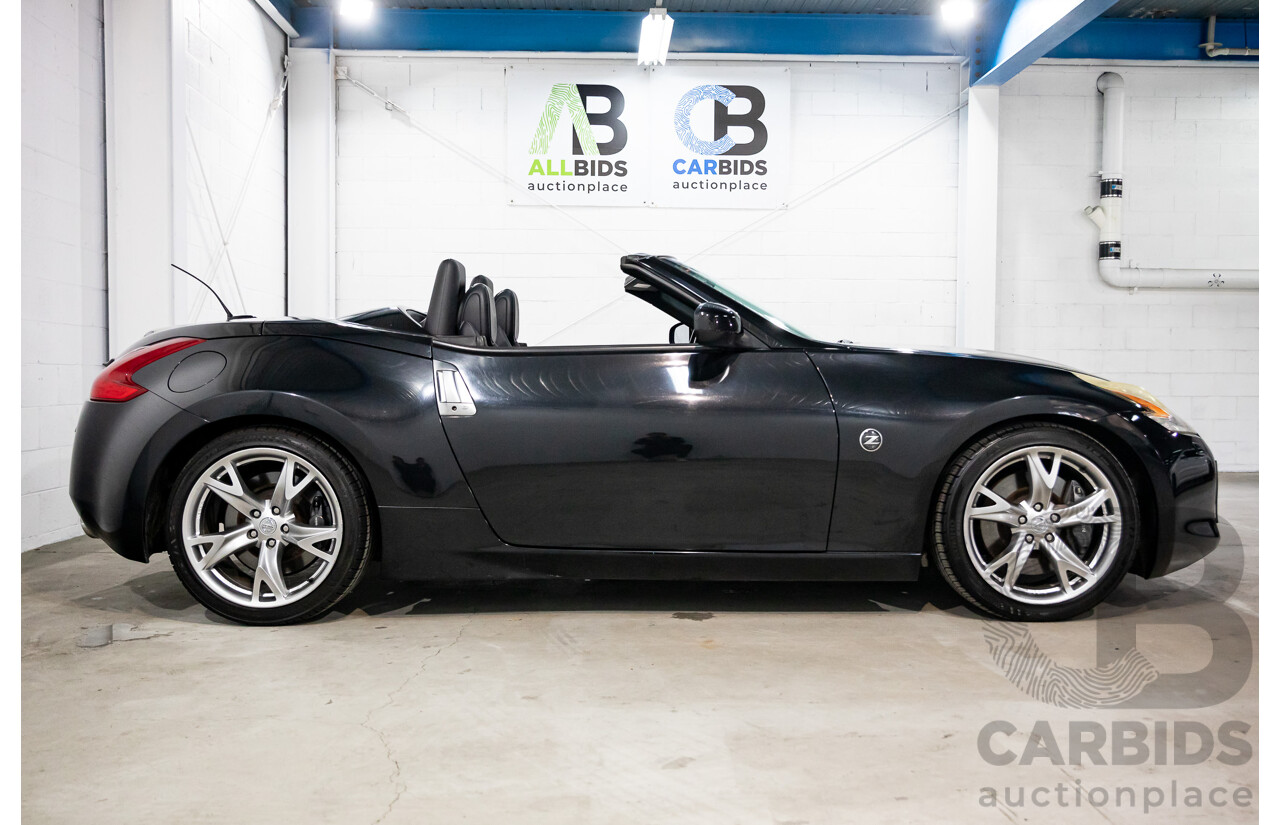 7/2012 Nissan 370Z Z34 MY11 2d Roadster Diamond Black V6 3.7L