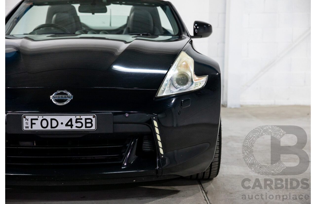 7/2012 Nissan 370Z Z34 MY11 2d Roadster Diamond Black V6 3.7L
