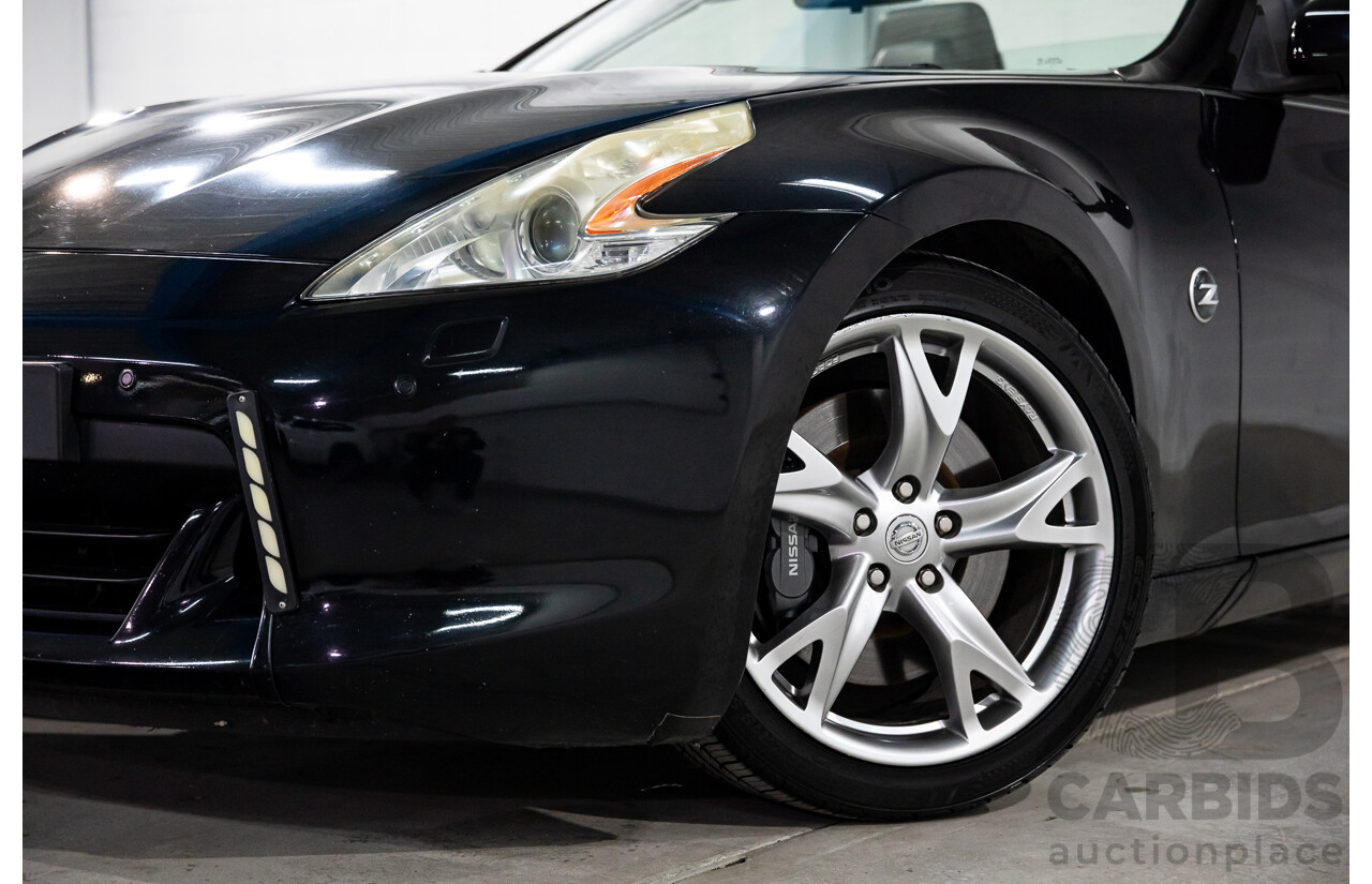 7/2012 Nissan 370Z Z34 MY11 2d Roadster Diamond Black V6 3.7L