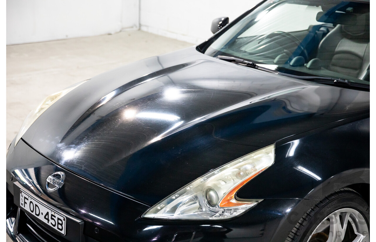 7/2012 Nissan 370Z Z34 MY11 2d Roadster Diamond Black V6 3.7L