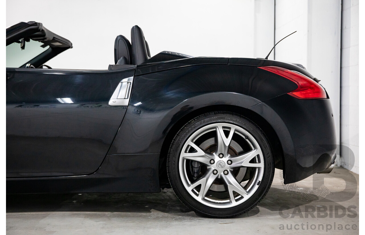 7/2012 Nissan 370Z Z34 MY11 2d Roadster Diamond Black V6 3.7L