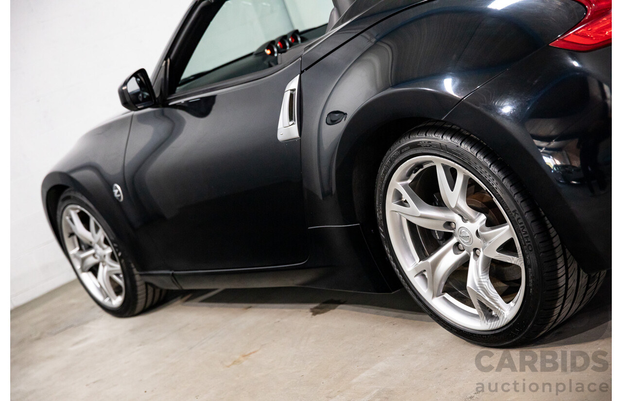 7/2012 Nissan 370Z Z34 MY11 2d Roadster Diamond Black V6 3.7L