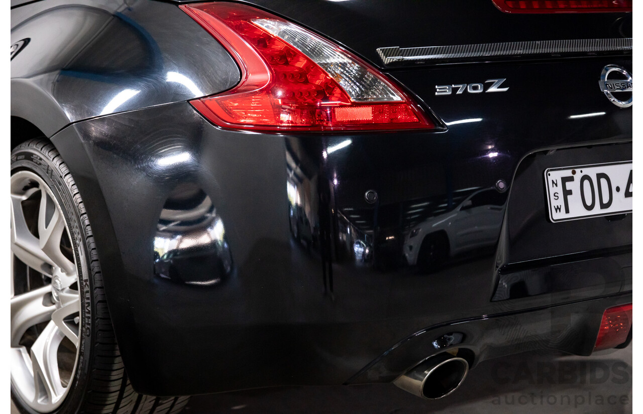 7/2012 Nissan 370Z Z34 MY11 2d Roadster Diamond Black V6 3.7L