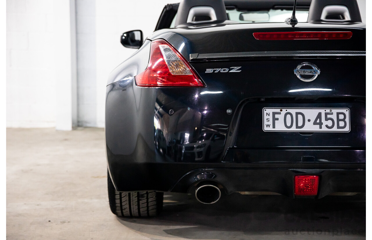 7/2012 Nissan 370Z Z34 MY11 2d Roadster Diamond Black V6 3.7L