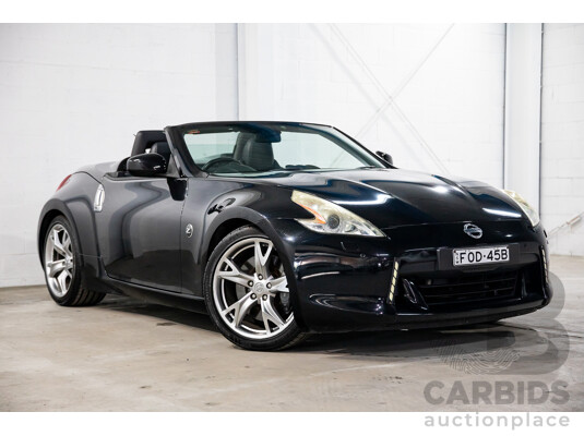 7/2012 Nissan 370Z Z34 MY11 2d Roadster Diamond Black V6 3.7L