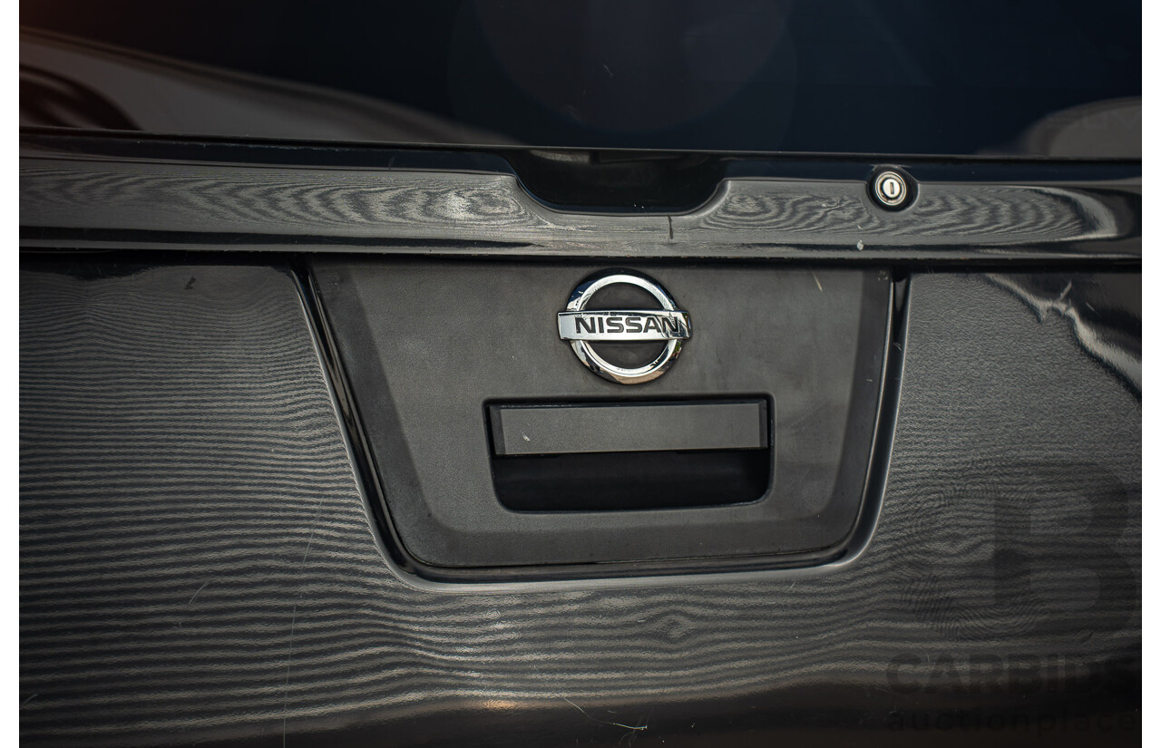 4/2011 Nissan Navara ST (4x4) D40 Dual Cab P/Up Midnight Black Metallic Turbo Diesel 2.5L