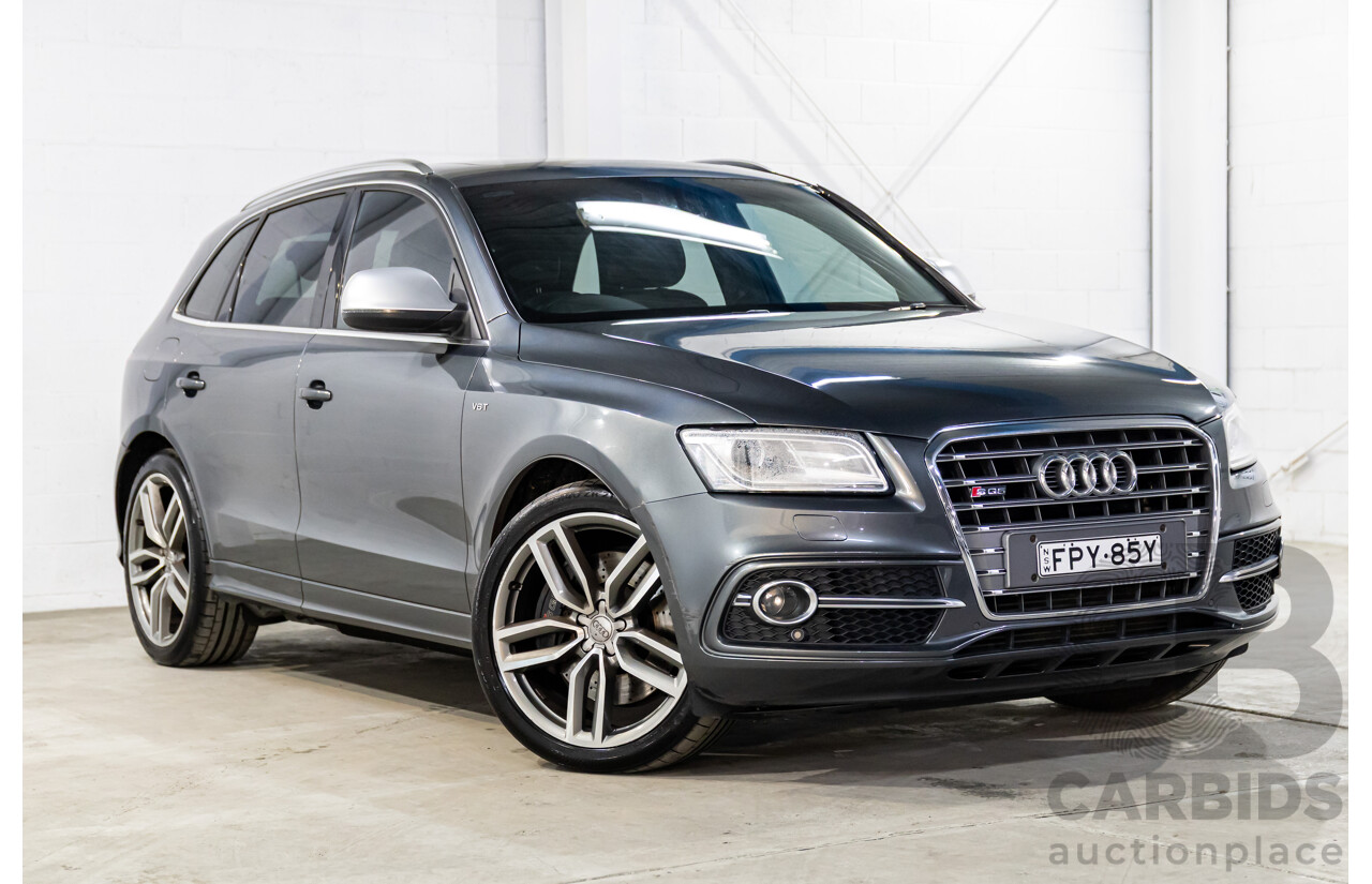 1/2014 Audi SQ5 3.0 TDI Quattro 8R MY14 5d Wagon Daytone Grey Pearl Turbo Diesel 3.0L