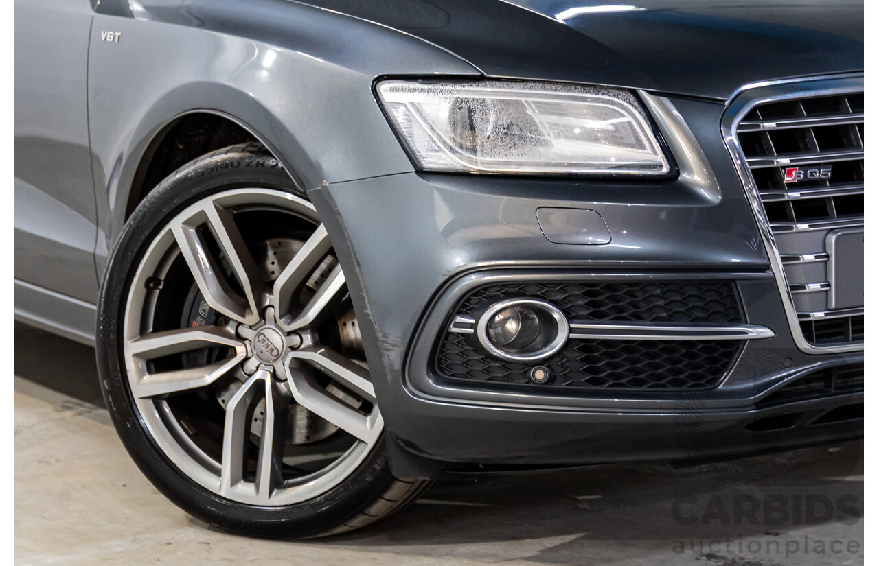 1/2014 Audi SQ5 3.0 TDI Quattro 8R MY14 5d Wagon Daytone Grey Pearl Turbo Diesel 3.0L